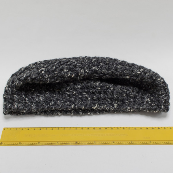 手編みのベレー帽 8枚目の画像