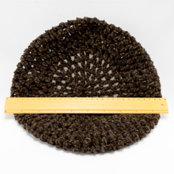 手編みのベレー帽 5枚目の画像