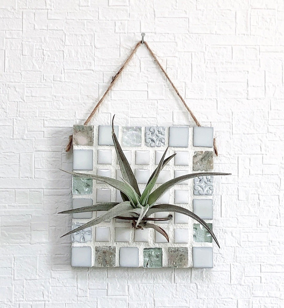 アジアンリゾートな壁掛け エアプランツホルダー タペストリー・壁掛け