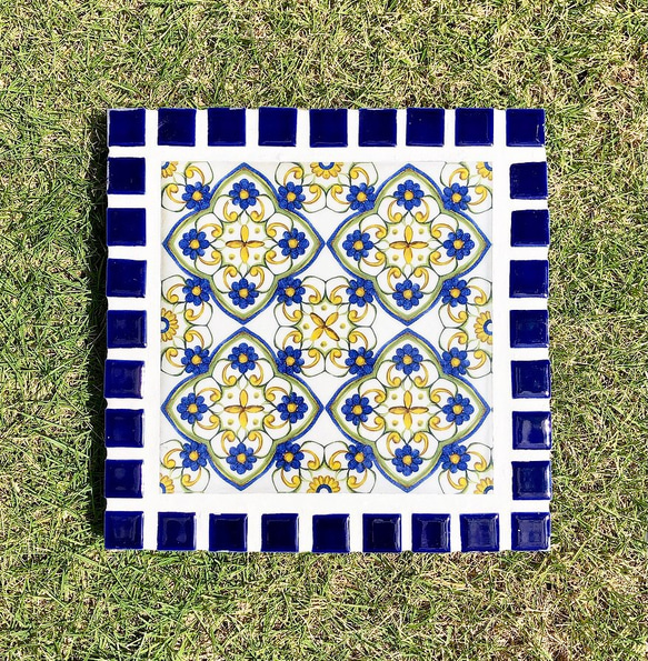 大きな地中海のガーデンステップ　3枚セット　飛び石　飛石　庭石　敷石　庭　ガーデンステップ　マジョリカ 大きな地中海のガーデンステップ　3枚セット　飛び石　飛石　庭石　敷石　庭　ガーデンステップ　マジョリカ Q1261382726(9750円)