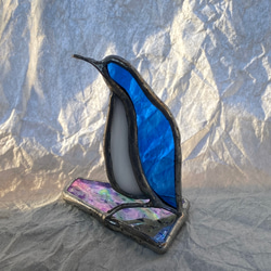 ペンギン　ステンドグラス　オブジェ　❺ 1枚目の画像