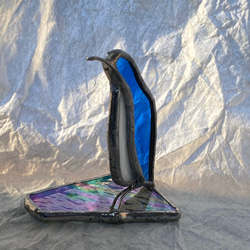 ペンギン　ステンドグラス　オブジェ　❺ 2枚目の画像