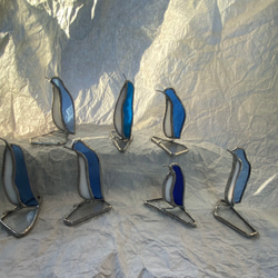 ペンギン　ステンドグラス　オブジェ　❺ 4枚目の画像