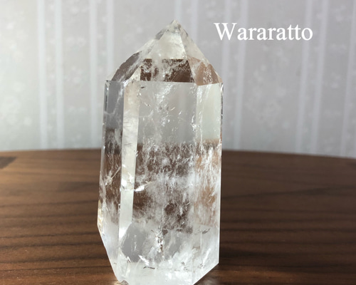 ✳️ハイパワー放つお品‼️特大サイズ☆ブラジル産 水晶 天然石 原石 パワーストーン 楽天市場】水晶 ポイント 原石 ブラジル産 六角柱 【 一点もの