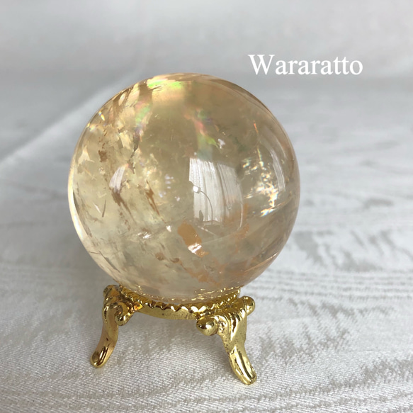 ✨やす✨ゴールデンカルサイト　約38㎜　丸玉　スフィア ☆スペシャル｜ゴールデンカルサイト｜スフィア 38mm｜丸玉