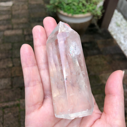 ☆ 水晶｜ポイント 大 140g｜磨き石｜ブラジル産｜原石｜天然石 ｜パワーストーン 3枚目の画像