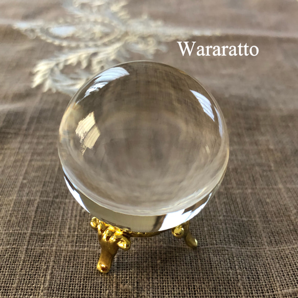 ☆希少｜スペシャルグレード ｜水晶｜スフィア 40mm｜水晶保証｜丸玉 