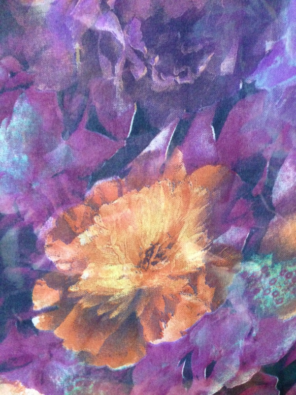 紫とオレンジの花／Purple and orange flowers 3枚目の画像