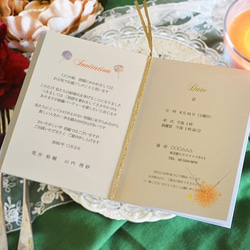 花火の結婚式招待状・印刷込【10部入り】 2枚目の画像