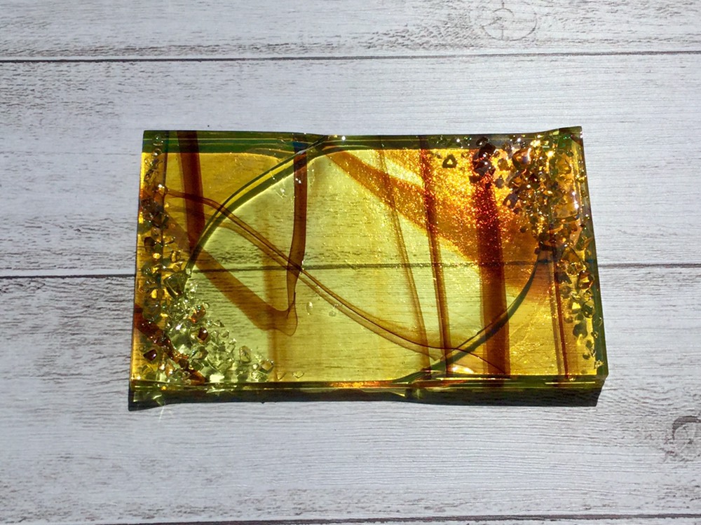 ◇秋色◇ ガラストレー  蜜 5,135円