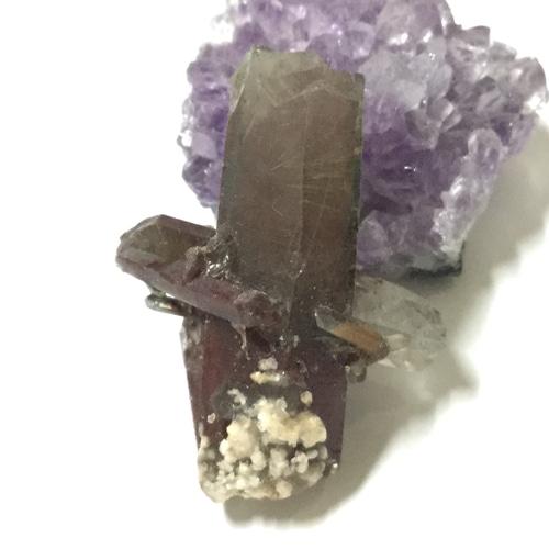 神々の山・強力な浄化力】天然石 ヒマラヤ水晶 貫入水晶 原石クラスター