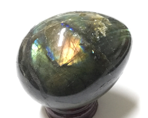 一点物☆ ヒーリングパワーストーン 天然石 ラブラドライト エッグ型