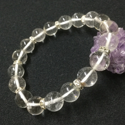 ホワイトファントム エンジェルラダークォーツ 11.5mmブレスレット