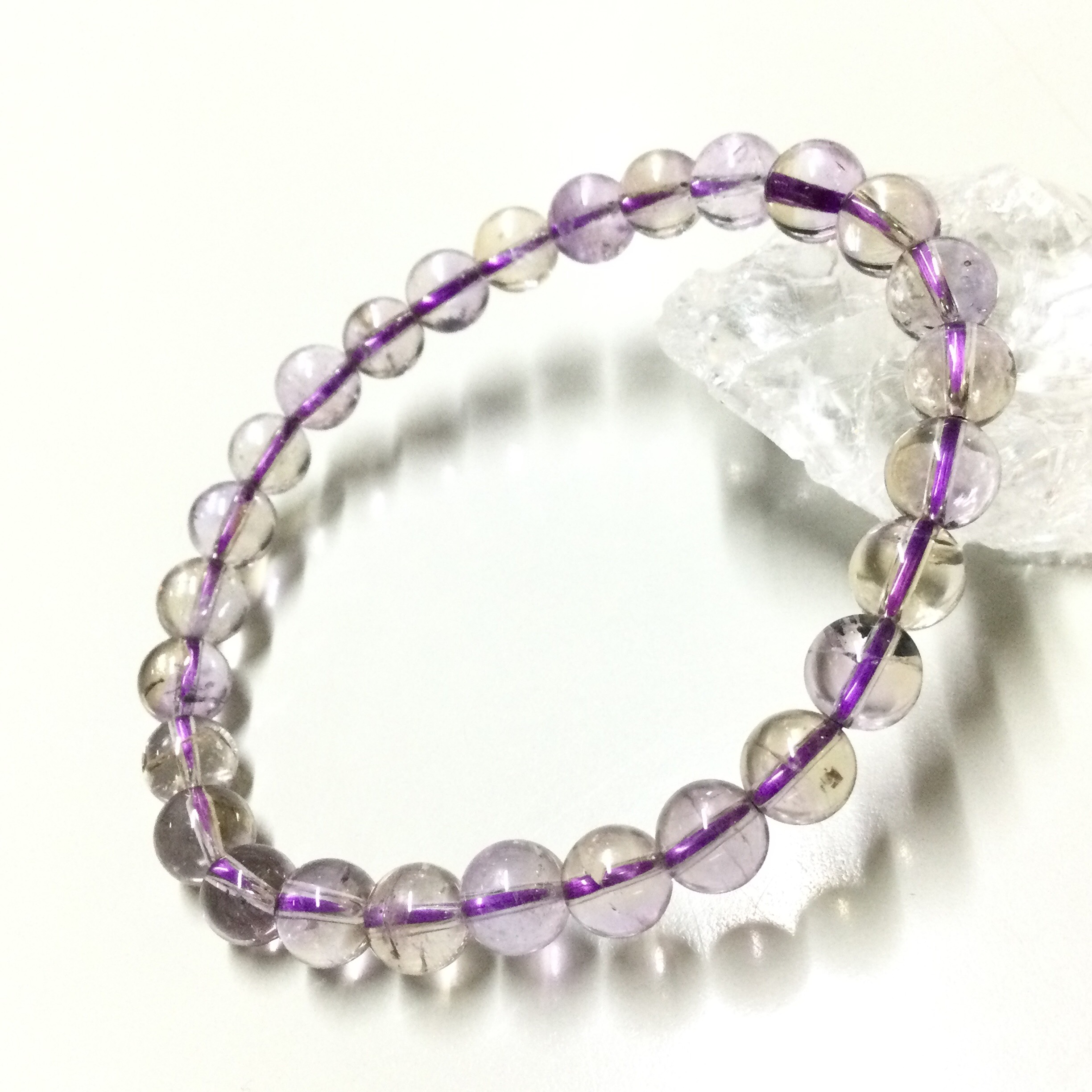 一点物☆ ヒーリングストーン 天然石 アメトリン ブレスレット