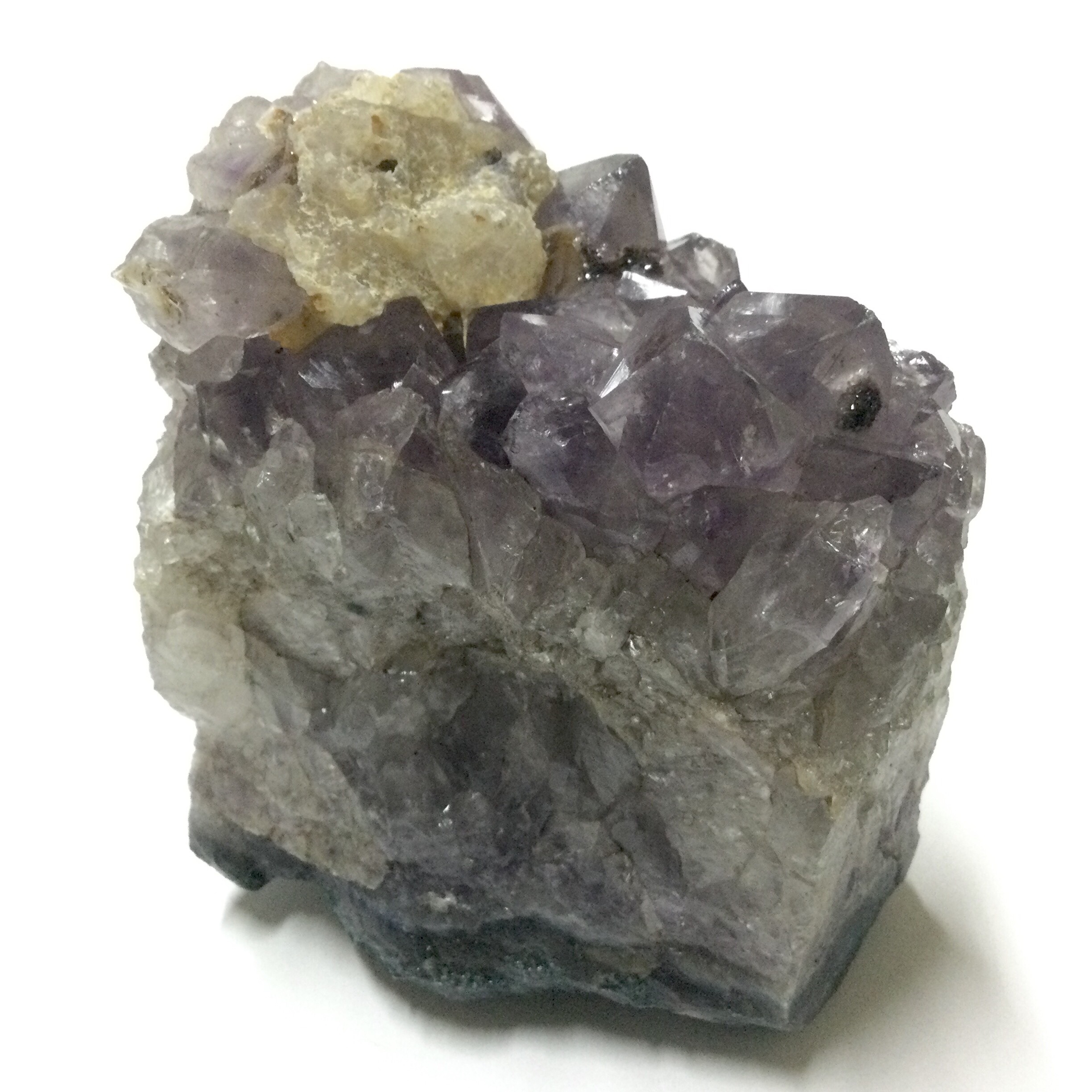 レアな一点物☆送料無料 ヒーリングストーン 天然石 カルサイト共生アメジスト 原石