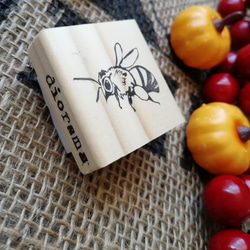 消しゴムはんこ【昆虫】ミツバチ 3枚目の画像
