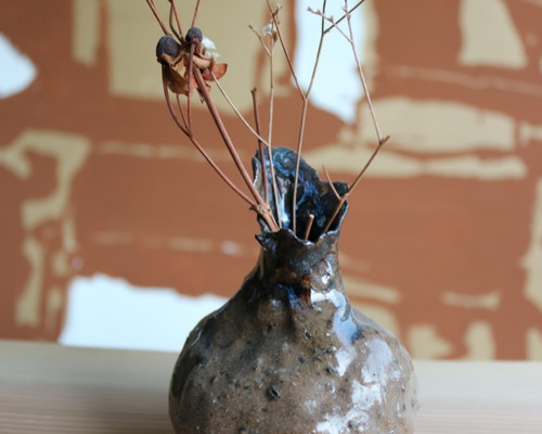 金華手びねり一輪挿し 一輪挿し・花瓶・花器 にじいろクレヨン 通販