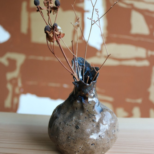 金華手びねり一輪挿し 一輪挿し・花瓶・花器 にじいろクレヨン 通販