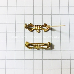 ribbon broach pin(3個入)(※注意事項有り)【2099】 2枚目の画像