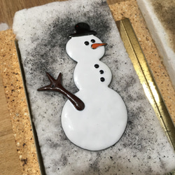 Christmas ornament Snowman / クリスマスオーナメント　スノーマン 2枚目の画像