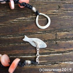 Uroco bracelet　SILVER / 宝石サンゴのウロコブレスレット 2枚目の画像