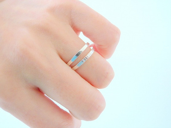 雨(アンチテーゼ)/リング【silver950】 5枚目の画像