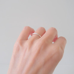 ライク(細) / リング【silver950】 5枚目の画像