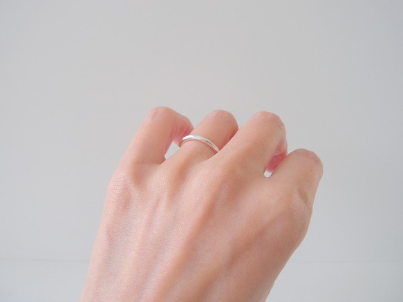 ライク(細) / リング【silver950】 5枚目の画像