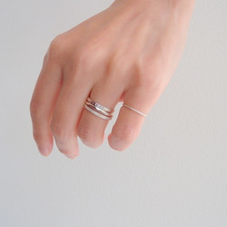 ライク(細) / リング【silver950】 6枚目の画像