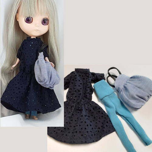 ブライスちゃん・リカちゃん ギャザーワンピースと