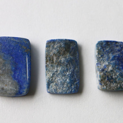 ５７ｃｔ　天然石　ラピスラズリ　３個セット 1枚目の画像