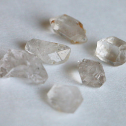 46.9ｃｔ　天然石　ハーキマーダイヤモンド　結晶石　６個　セット 3枚目の画像
