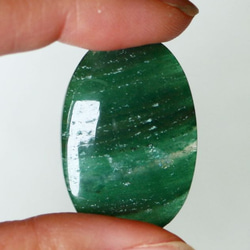 29ｃｔ　天然石　グリーンアベンチュリン　カボション　オーバル 5枚目の画像