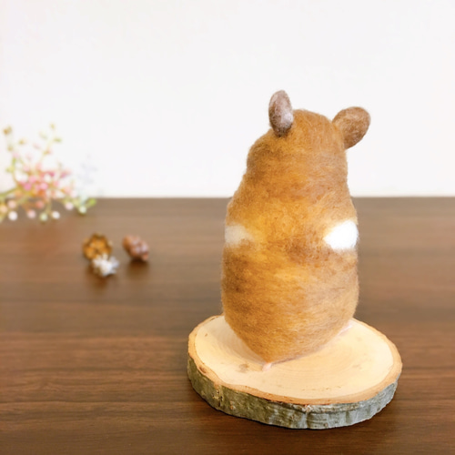 コルデンハムスター 羊毛フェルト 人形 ハムスター 羊毛フェルト cotta
