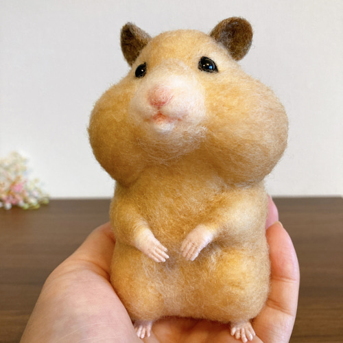 専用です ◇キンクマハムスター＆バナナ◇羊毛フェルト ◇キンクマハムスター＆バナナ◇羊毛フェルト 専用です