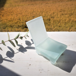 ガラスの椅子マット　置物　オブジェ　インテリア　 7枚目の画像