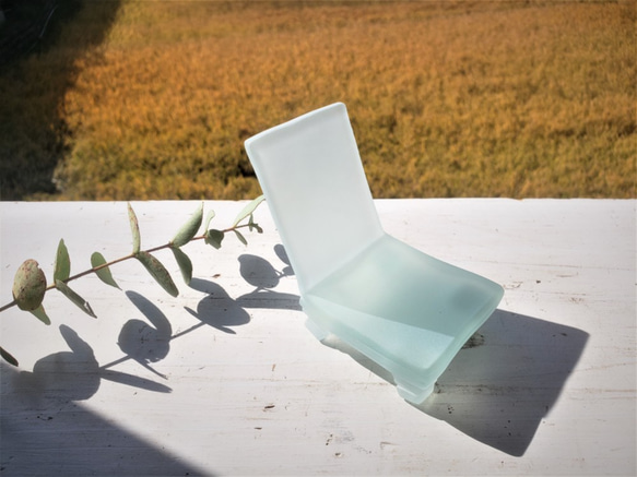 ガラスの椅子マット　置物　オブジェ　インテリア　 7枚目の画像