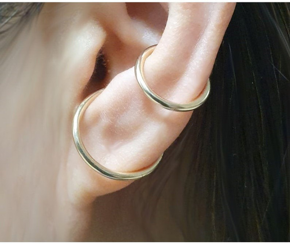 耳骨夾, 免運費,14Gauge Fake Conch Piercing Ear Cuff ,Cartilage 第3張的照片