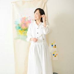 CUT JUMPSUITS DRESS / WHITE［シンプルなのに個性的］ 12枚目の画像