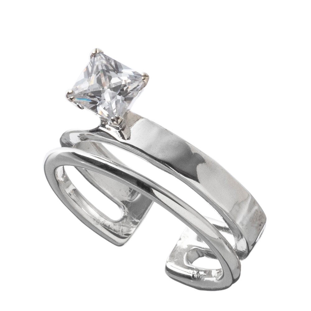 ELR0063　スクエアストーンカフリング