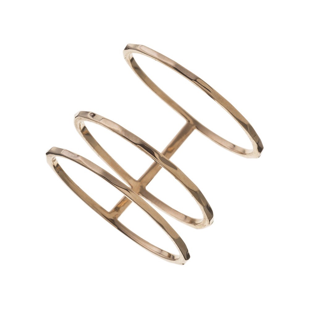 K10 Triple Ring　10金トリプルリング　ELR0006G Elenore　Jewelry　エレノアジュエリ