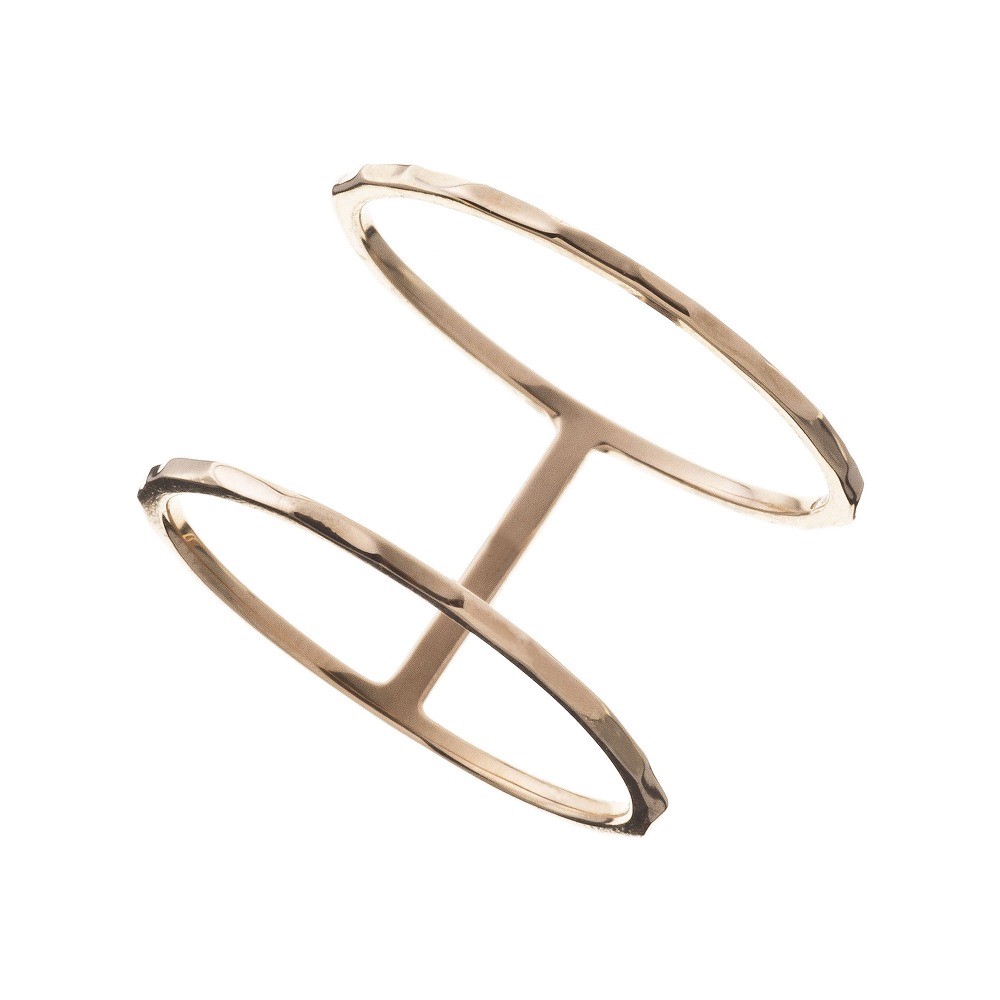 K10 Double Ring 10金ダブルリング　ELR0005G Elenore　Jewelry　エレノアジュエリー