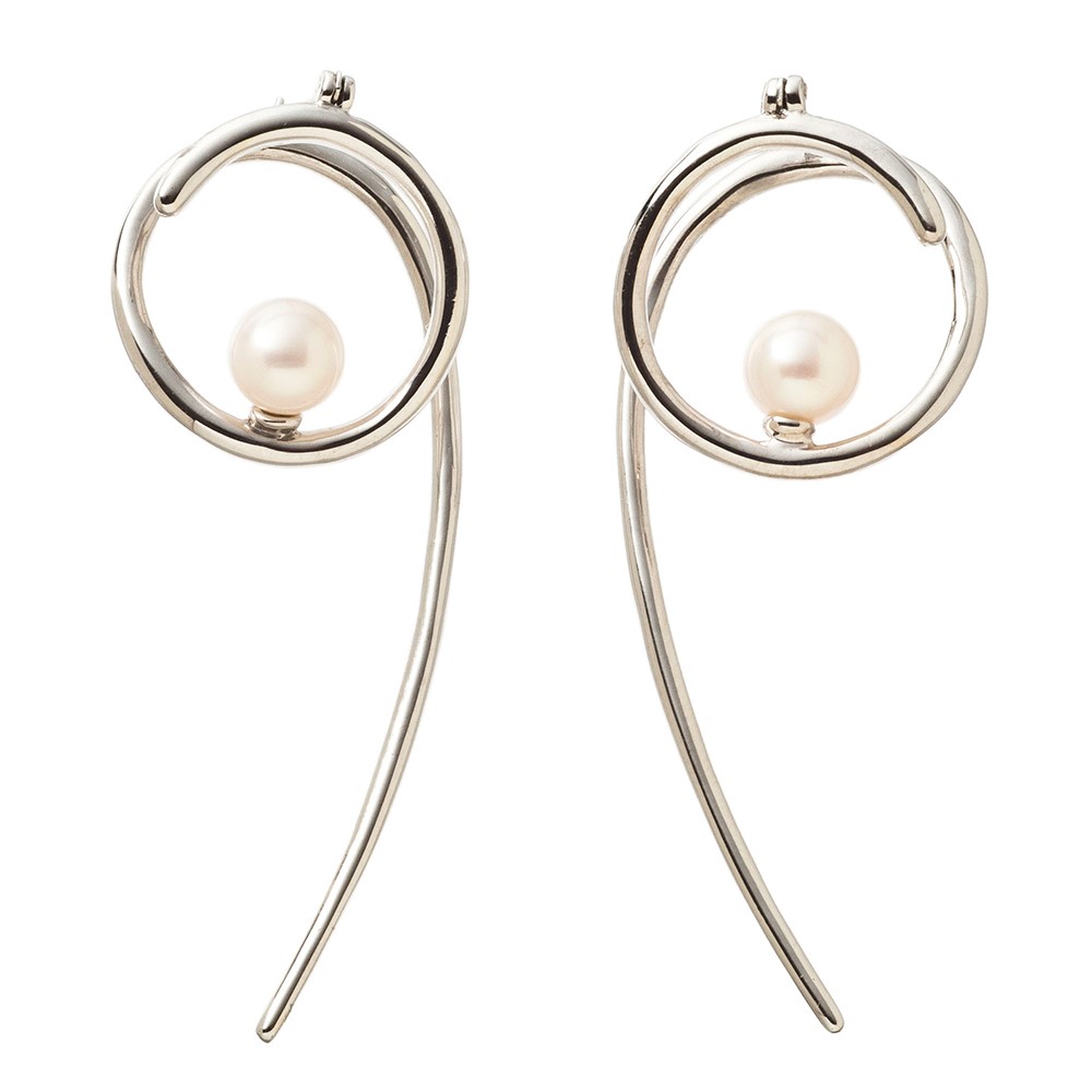 Tricky scroll earrings トリッキースクロールピアス(両耳用) ELE0020S