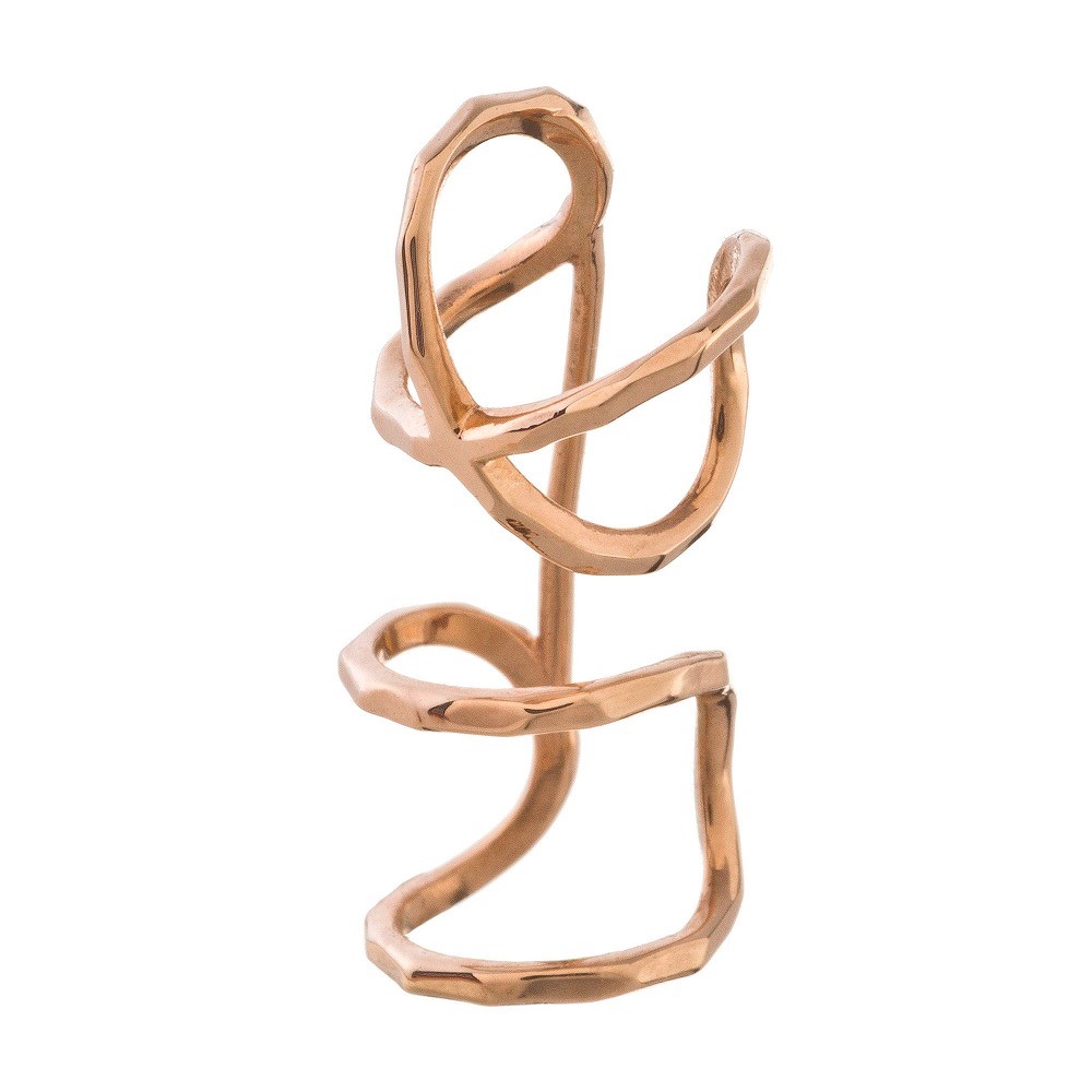K10 X2 Ear Cuff 10金エックスツーイヤーカフ（片耳用）ELE0001G　エレノアジュエリー