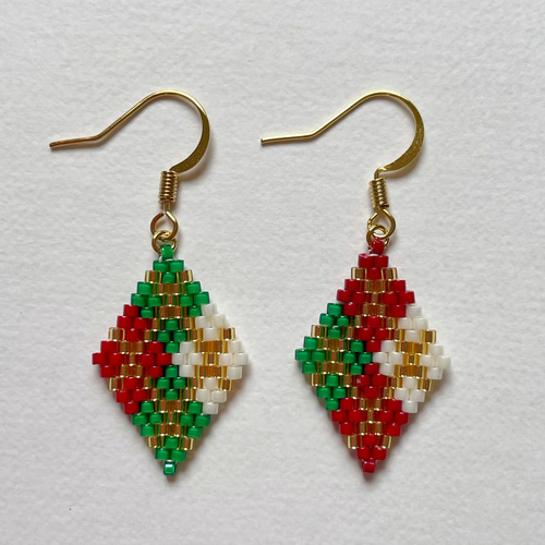 あーもんど♡☆デリカビーズピアス12点 ビーズピアス デリカビーズピアス | May-Anhel