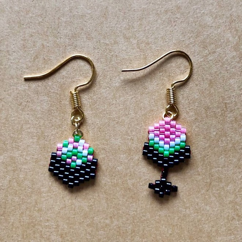 組み合わせ自由】デリカビーズピアス/イヤリング Once a year シリーズ