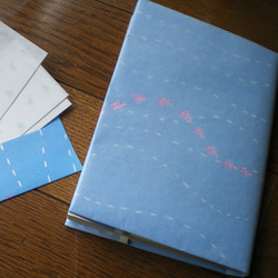 文庫用ブックカバー（紙）　パラフィン紙つき２枚セット 2枚目の画像
