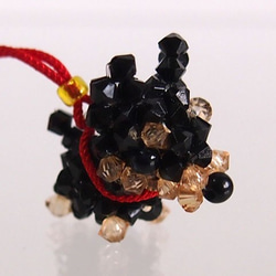 ビーズのミニチュアピンシャー 3枚目の画像