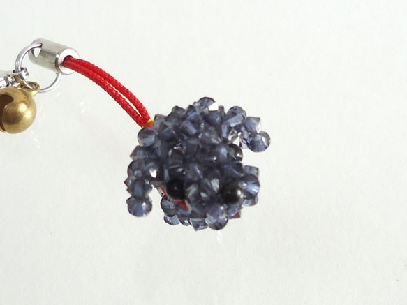 ビーズのプードル（テディベア・黒） 1枚目の画像