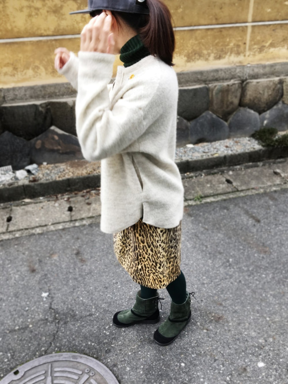 MOSS boots　モスグリーン 6枚目の画像